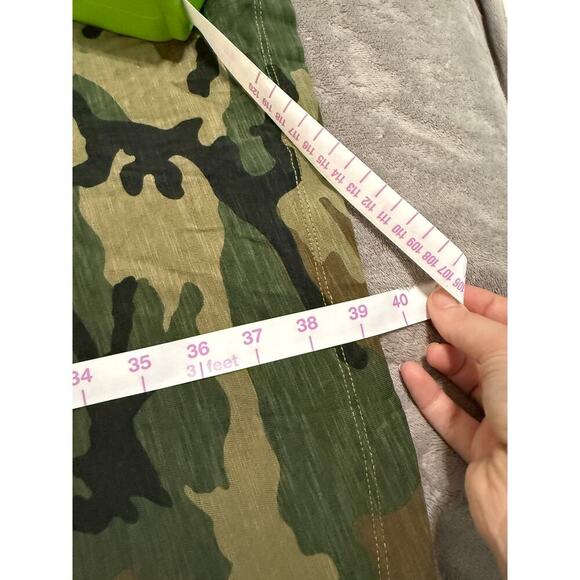 NWOT Sanctuary‎ Size 2X Women Cotton Blend Green Camo Short Sleeve Pocket Dress - Picture 8 of 9